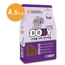 도비 퍼피 퍼피/키튼 12개월 이하 반려견용 건식사료, Chicken, 4.5kg, 1개