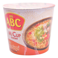 ABC 미 인스턴트 컵 라사 바소 사삐 60g, 6개