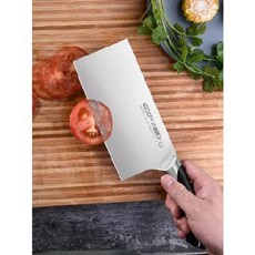 미니중식도 도끼칼자루 다마스커스식칼장인 대장장이 식칼집에서는 주방장용 식칼 세트 날카로운, 01 주강검손잡이구봉절편칼, 1개