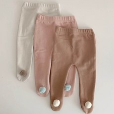 베이비 레깅스 포인트 베이직 큐티 심플 겨울 아기 유아 여아 남아 폼폼이유발레깅스