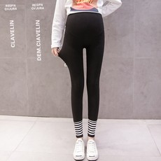 봄 여름 스타일리쉬 얇은 핏아우터 스트라이프 단가라 긴바지 작은 스키니진 슬림핏