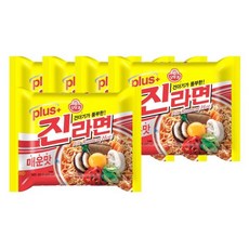 오뚜기 진라면 플러스 매운맛 120g 5봉/열라면무료배송상품, 5개