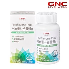 지엔씨 [GNC] 이소플라본 플러스 60정 (30일분)_51036, 60개