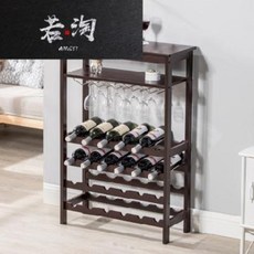 와인 보관대 칠레 호주 스파클링 셀러 와인잔 거치대 프로모션 선반착용 가정용 거실 홀더, 02 브라운 5단 와인 홀더