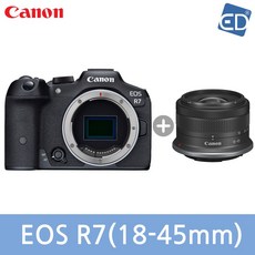 [캐논 정품] EOS R7 / 미러리스카메라/ED, 02 캐논 EOS R7+RF S 18-45mm