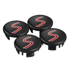 미니 쿠퍼 자동차 휠 센터 허브 캡 엠블럼 커버 액세서리 54mm JCW One + S Countryman R55 R56 R57 R60, 1개