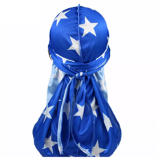 별패턴 듀렉 Star Silky Durag 국내배송 힙합 스트릿 두건