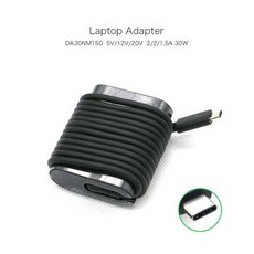 [해외] 5 V 2A 12 V 2A 20 V 1.5A DA30NM150 8XTW5 30 W USBC 노트북 DELL VENUE 8 PRO 5855 HA30NM150 LA30NM1, 상세내용표시