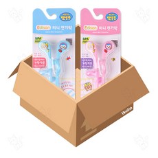 에디슨 뽀로로 미니젓가락 오른손용 2종, 1개, 블루+핑크 1세트, 블루+핑크