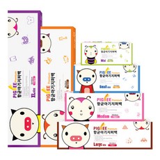 피그비 항균아기지퍼백 투명 필수6종 패키지 Mini Smal... 1세트, 1개