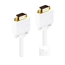 이소 디스플레이 규격 모니터 연결선 케이블 RGB 1미터 연결 선 HDMI VGA DVI 어댑, 화이트, 1개