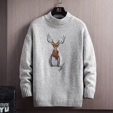 반려동물용의류 남성 털옷 가을겨울 청소년 원형깃 가디건 긴팔 기모 겨울스타일 스웨터 복루즈핏, C01-L