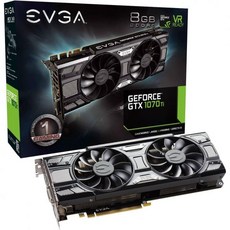 EVGA 지포스 GTX 1070 Ti 게이밍 8GB GDDR5 OCX 스캐너 OC 화이트 LED DX12OSD 지원 PXOC 그래픽 카드 08GP45670KR