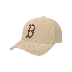 MLB 정부측 남성 여성 모자 코듀로이 야구모자 스포츠 레저 겨울 가을 헌팅캡 CPYG, 보스턴 레드 양말 팀 /베이지