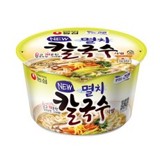 농심 멸치칼국수 컵라면 75g, 12개