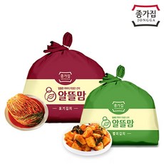 종가집 알뜰맘 포기김치 5kg+알뜰맘 총각김치 3kg