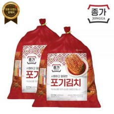 종가 중부식 포기김치 11kg(5.5kg X 2) 종가집 김치 [원산지:국산], 2개