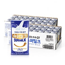 남양유업 맛있는우유GT 슈퍼밀크 190ml 48팩 멸균우유, 48개