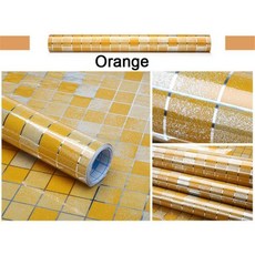 주황색바닥타일