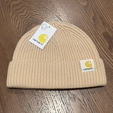 carhartt 칼하트 비니 와치캡 숏 골지 니트 코튼 커프 비니