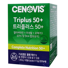 세노비스 트리플러스50+ (90캡슐 45일분), 90캡슐, 3개