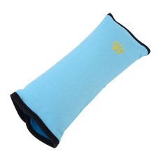 SIMPLE COLOR 차랴용 안전벨트 배개 쿠션, 블루, 1개