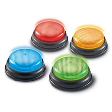 러닝리소스 빛과 소리 퀴즈 버저 (4개) Lights & Sounds Buzzers Set of 4