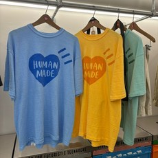 [국내배송] 24SS 휴먼메이드 COLOR T-SHIRT 컬러 티셔츠 블루