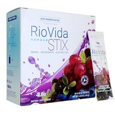 4Life Transfer Factor RioVida Stix 트라이팩터 포뮬러 - 엘더베, 없음, 120g, 1) 0.28 Ounce (Pack of 15)