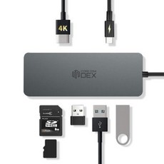 웨이코스 씽크웨이 CORE D34덱스 7in1 HDMI 허브, 단품