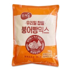 쿠킹스토리 뜨레봄 우리밀 찹쌀 붕어빵믹스 700g, 1개
