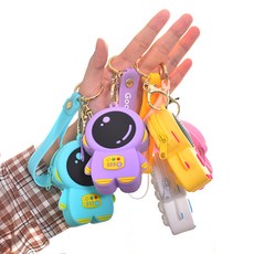 우주인 푸쉬팝 동전지갑 열쇠고리 팝잇 지갑 미니 초등학생선물 유치원 단체 답례품