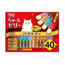 챠오츄르 고양이 스틱 짜먹는 간식 40p, 혼합맛(참치/가다랑어/닭가슴살/닭가슴살&게), 600g, 1개 혼합맛(참치/닭가슴살), 1세트