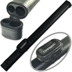CUESOUL Soocoo Series 2x42x2 Hard Pool Cue Case -Holds 2 Cue Butt and 4 Cue Shafts Four Color Avail, One Color_1x1-Black, One Color