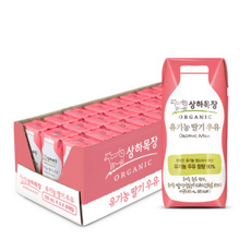 상하목장 유기농 딸기우유, 125ml, 48개