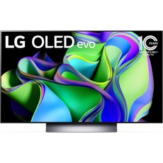 LG C3 시리즈 42인치 클래스 OLED evo 4K 프로세서 스마트 TV with Magic Remote AI powered OLED42C3PUA Alexa 빌트인과 함께하