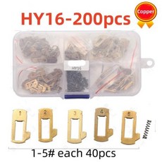 혼다 BMW 도요타용 잠금 리드 잠금 플레이트 자동차 잠금 수리 액세서리 HY22 FO21 GT15 TOY48 HU92 HU100 HU66 HON66 SIP22 NSN14, 9) HY16