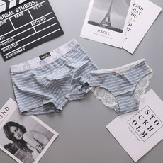 커플속옷 비비큐브2매입 커플팬티순면섹시유혹남녀듀오매너세트