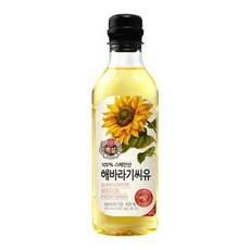 CJ 백설 해바라기씨유, 144개, 500ml