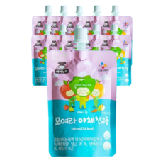 CJ 아이누리 마시는 모여라 야채친구들 100ml