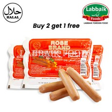 ROSE Halal Chicken Franks (Sausage) 340g (2+1) 1020g 치킨 프랭크 (치킨 소세지), 1개