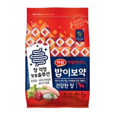 하림펫푸드 전연령 밥이보약 건강한 장 강아지 사료, 2kg, 1개