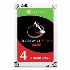 씨게이트 4TB IronWolf Pro ST4000NE001 NAS용