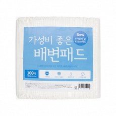 강아지 간식 가성비 애견패드 100매 노령견 비숑 자견, 상세페이지참조, 1개 - 가성비패드