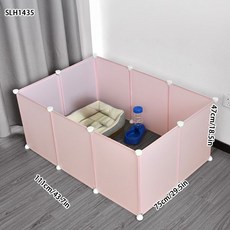 칸막이 울타리 애완견 케이지 배플 스크린 작은 고양이 침대 문짝 방지 실내 토끼, 01 diy cage, 05 SLH1435