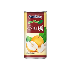 해태음료 썬키스트 우리배 175ml 10캔 미니캔, 10개
