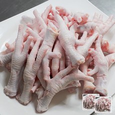 충청식품 통뼈닭발1kgX2팩 하림닭발 선별작업한 하림 닭발 (냉동) 국내산, 2팩