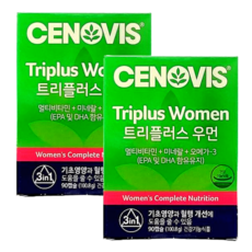 세노비스 트리플러스 우먼 멀티비타민미네랄 90캡슐 2개세트, 90정, 2개