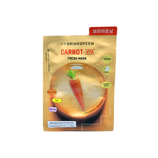 브링 그린 당근비타 90% 프레시마스크 10매