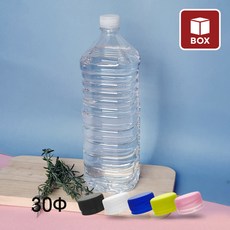(1BOX) 생수병 사각 1800ml (기본캡) (50개입) 페트병 공병 식혜 막걸리병, 블루, 1개